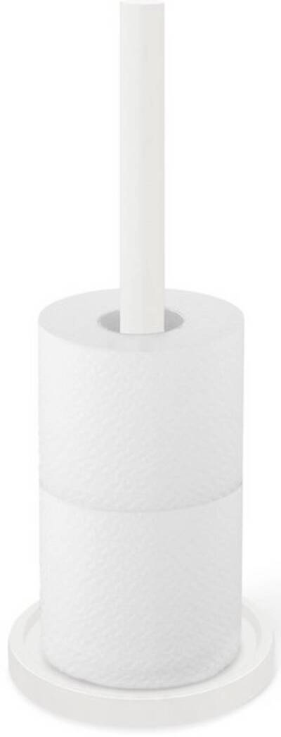 ZACK Mimo reserverolhouder Ø15x37cm wit