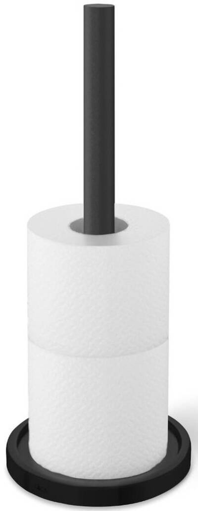 ZACK Mimo reserverolhouder Ø15x37cm zwart