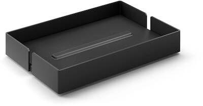 ZACK Potes zeephouder 12,5×8,5×2 cm zwart