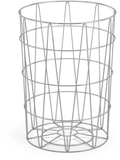 ZACK Satone prullenmand Ø 30,5×38,9cm RVS glanzend