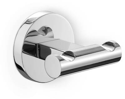 ZACK Scala Handdoekhaak met 2 Haken glans RVS