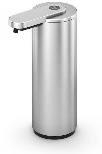 ZACK Tervo zeepdispenser met sensor 200ml geborsteld RVS