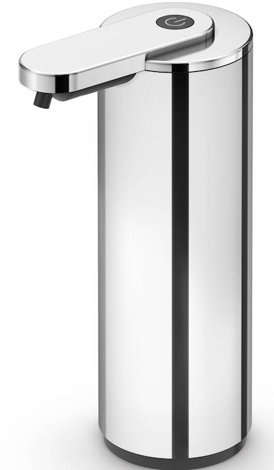 ZACK Tervo zeepdispenser met sensor 200ml glans RVS