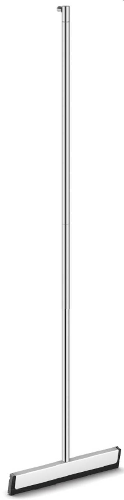 ZACK Yemo vloerwisser 35x125cm Glans RVS