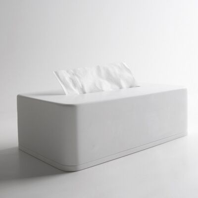 Zakdoek Box Ideavit Solidcase 23.5×12.5×7 cm Solid Surface Mat Wit