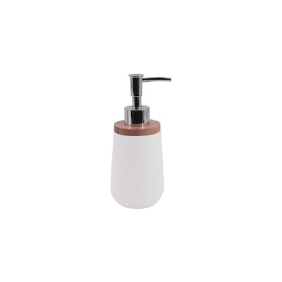 Zeepdispenser Allibert Botanical Polyresin Wit