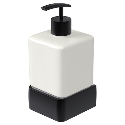 Zeepdispenser Haceka Aline Black 7,4×15,4 cm Aluminium Mat Zwart