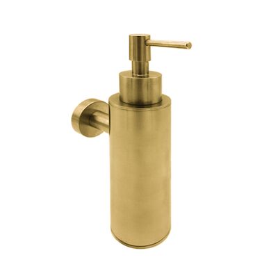 Zeepdispenser Hotbath Cobber Wandmodel Geborsteld Messing Living Colours