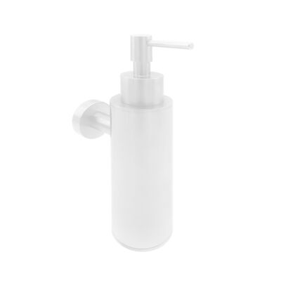 Zeepdispenser Hotbath Cobber Wandmodel Mat Wit