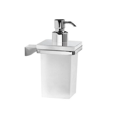 Zeepdispenser Sapho Glamour Hangend 250 ML Chroom / Satijnglas