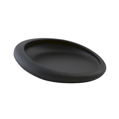 Zeephouder Sapho Iside Vrijstaand 15.2×2.9×11.5 cm Polyresin Mat Zwart