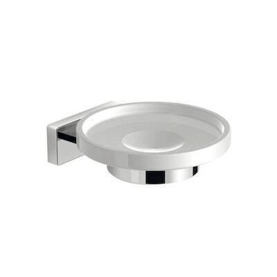 Zeephouder Sapho Olymp Hangend 11×12.1 cm Chroom / Wit