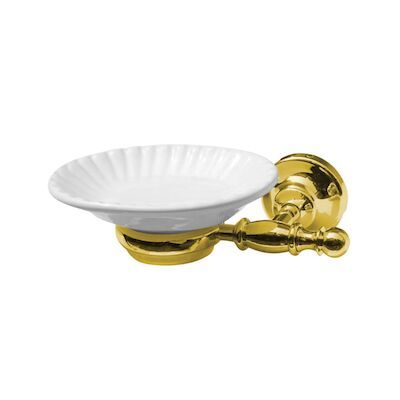 Zeephouder Sapho Perla Hangend 17.3×5.5 cm Goud / Wit