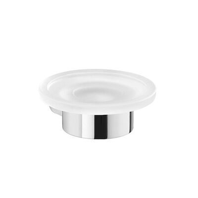 Zeephouder Sapho Pirenei Hangend 11×4.1 cm Satijnglas / Chroom