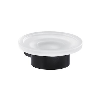 Zeephouder Sapho Pirenei Hangend 11×4.1 cm Satijnglas / Mat Zwart