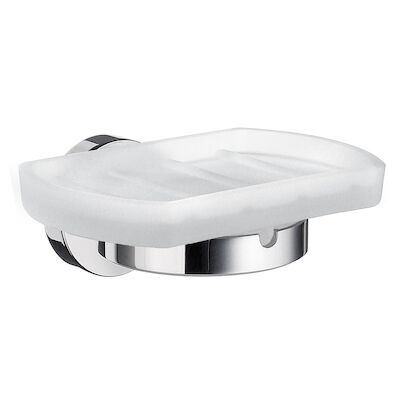 Zeephouder Smedbo Home Mat Glas 12×7,8 cm Chroom
