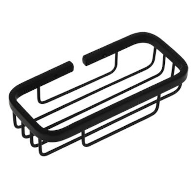 Zeepschaal Plieger Uni 15,5x7x3,5cm Zwart