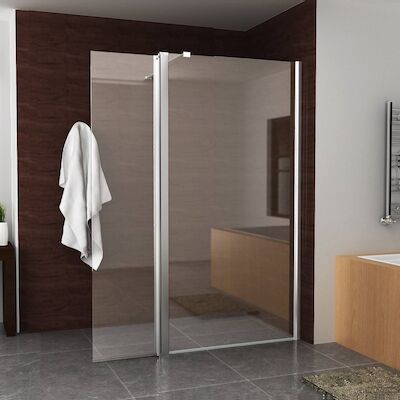Zijwand BWS Draaibaar Hoekprofiel 30x200cm NANO coating 8mm