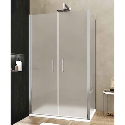 Zijwand Lacus Giglio Evo Matt 75×200 cm Kristalglas Chroom