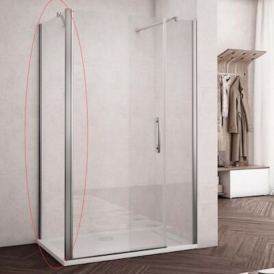 Zijwand voor Douchecabine Lacus Giglio/Montecristo 80×190 cm 6 mm Nano Glas