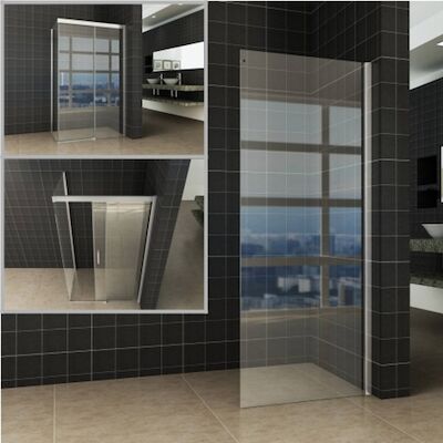 Zijwand voor Schuif Nisdeur Wiesbaden 90×200 cm 8mm NANO Glas