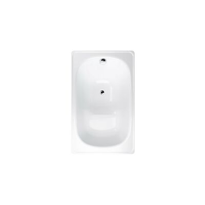 Zitbad Go By Van Marcke Pilot Staal 105x70x41 cm Wit