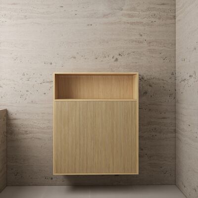 Zwevende Kast Gliss Design Timotheus 100x120x30 CM Pure